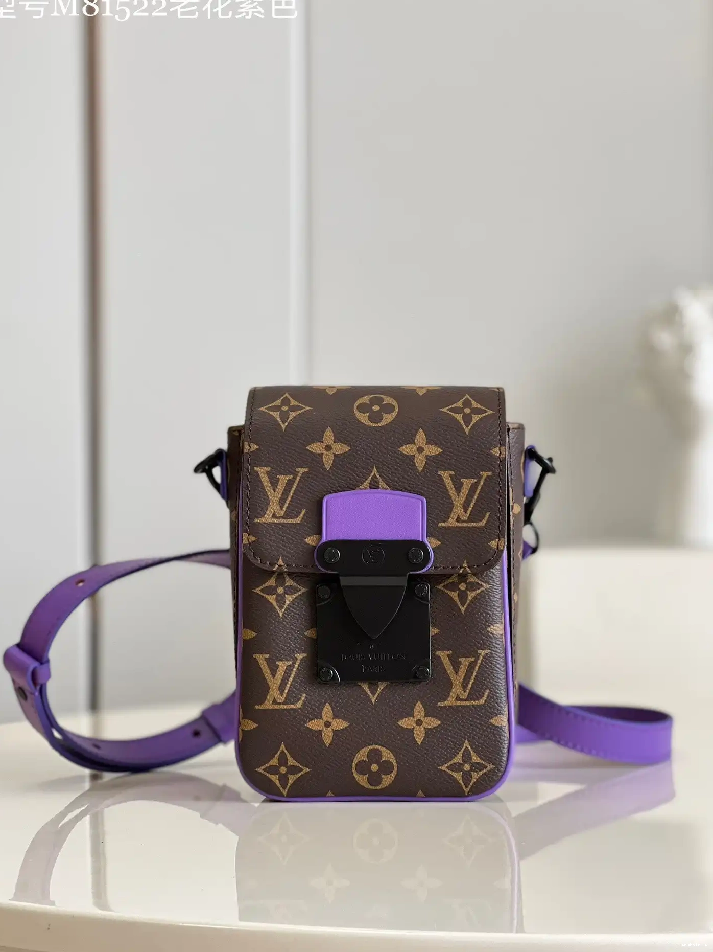WIS WALLET LOUIS WEARABLE VERTICAL VUITTON S-LOCK 0514